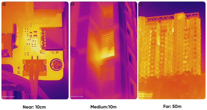 HIKMICRO Termocamera Mini2Plus V2 per iOS e Android Messa a Fuoco Manuale